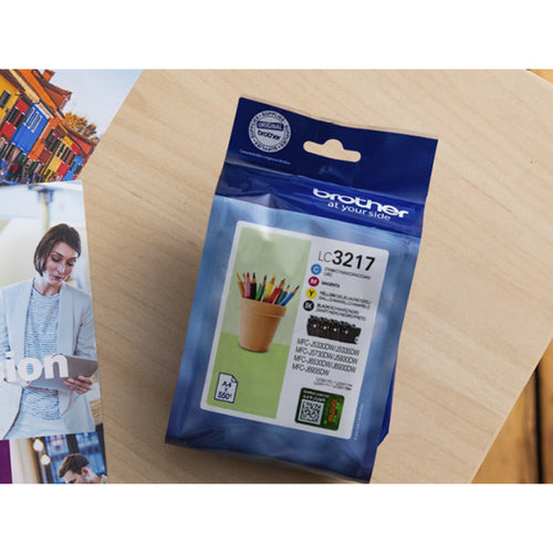 Brother LC-3217VAL ink cartridge 4 pc(s) Original Black, Cyan, Magenta, Yellow Brother LC-3217VAL ink cartridge 4 pc(s) Original Black, Cyan, Magenta, Yellow